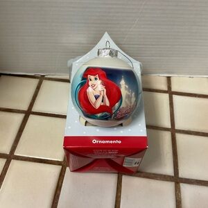 Disney The Little Mermaid GlassOrnament - Blue and Red
